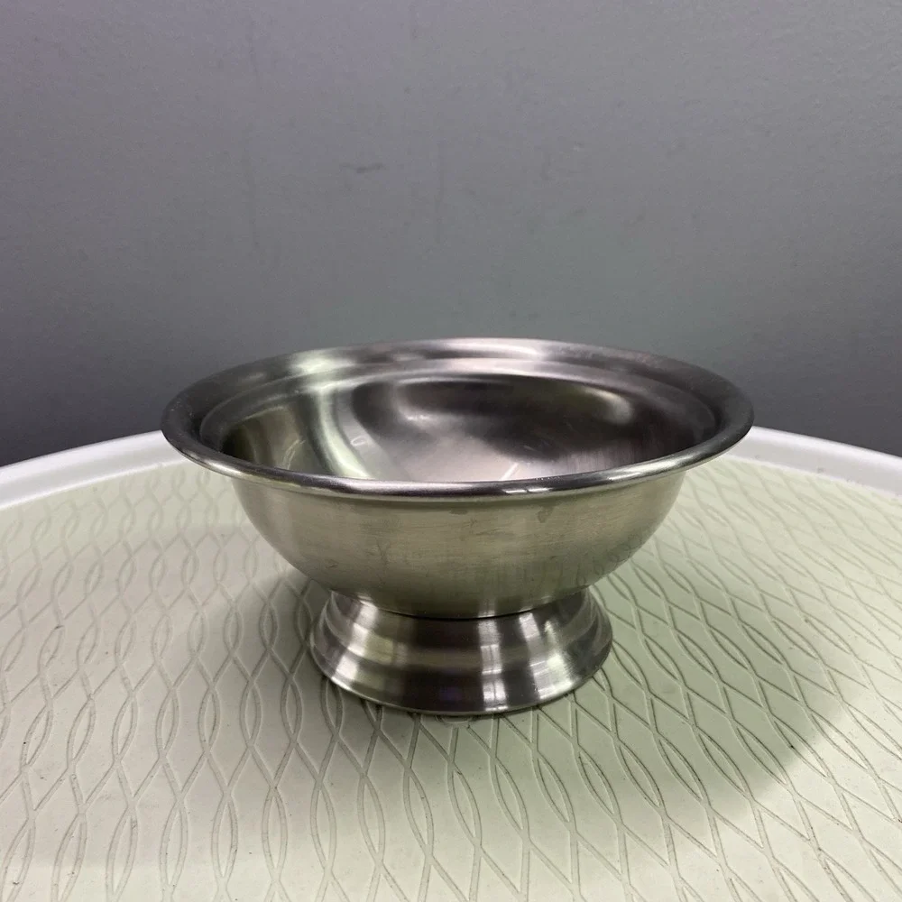 Oneida Stainless‎ Steel Trinket Bowl, Footed, 6